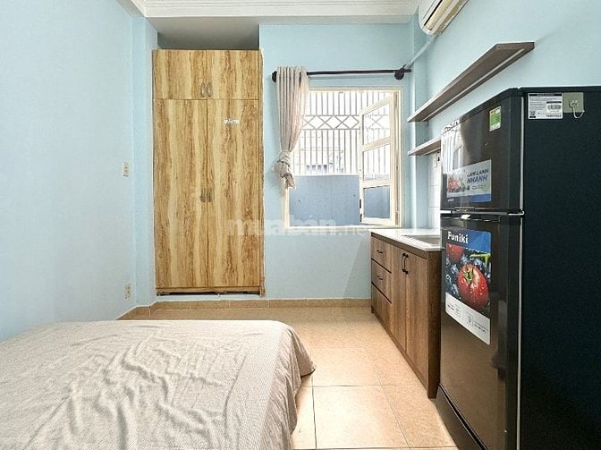Cho thuê studio đầy đủ nội thất mới, thoáng mát