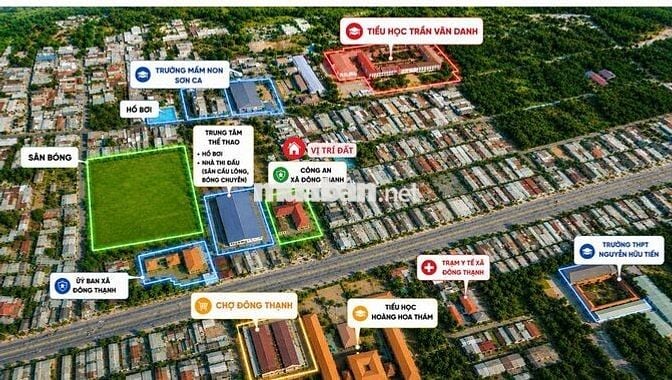 Bán Đất MT Đông Thạnh 3-1, Đối Diện Cụm Thể Thao Đông Thạnh
