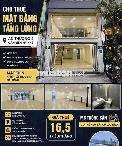 CHO THUÊ MB GÁC LỬNG MT AN THƯỢNG 4