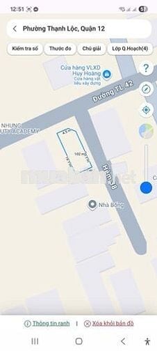 Bán Đất 2 mặt tiền TL42 Thạnh Lộc Q12