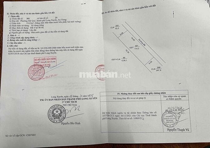 cần bán đất và có 10 căn phòng trò để đi định cư