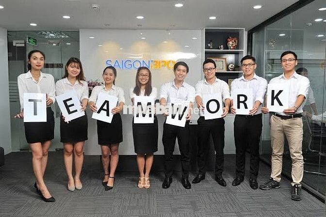 SAIGONBPO TUYỂN DỤNG TELESALES LƯƠNG 15TR