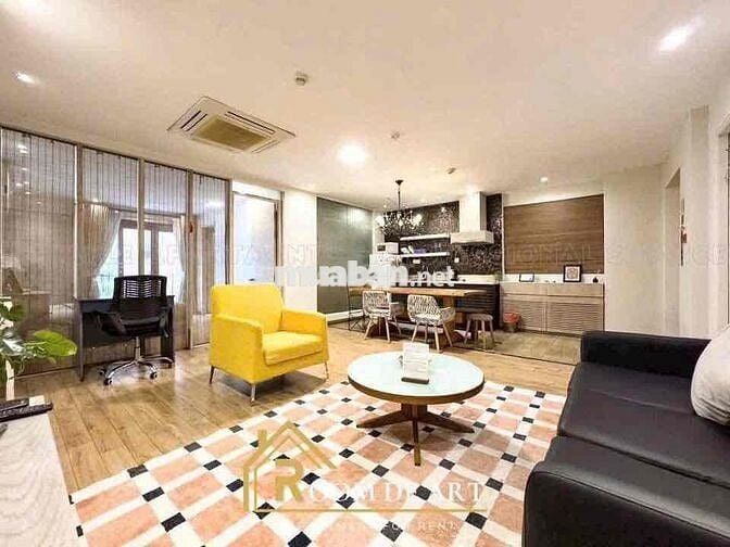 CHO THUÊ CĂN HỘ 1PN/STUDIO 55m2 FULL_NỘI THẤT BANCOL TIỆN ĐI Q.1 - Q.3