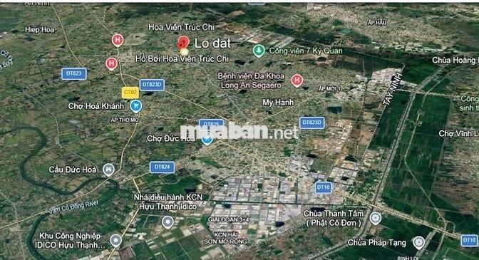 Cơ hội đầu tư có tiềm năng đầu ra mặt tiền DT823 Đức Hòa Long An