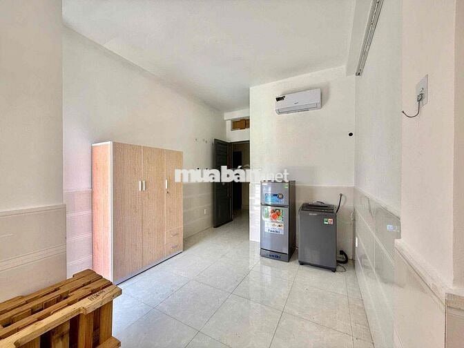 CĂN HỘ STUDIO BANCOL MÁY GIẶC RIÊNG FULL NỘI THẤT CAO THẮNG Q10
