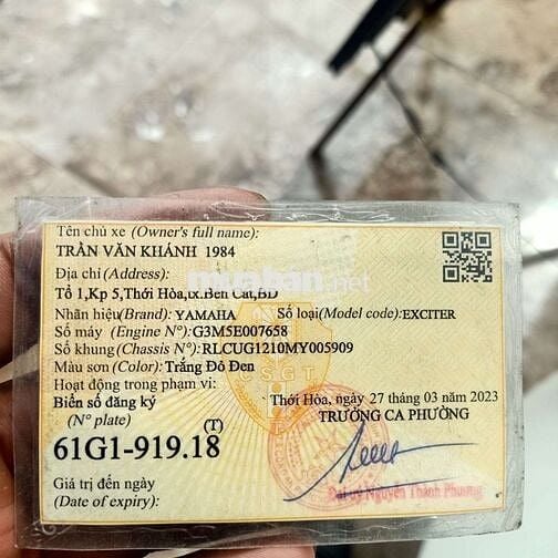 Yamaha Exciter 155 VVA Trắng 26.000 km