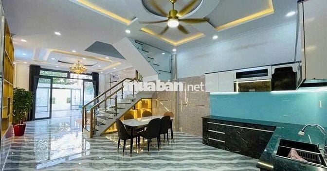BIỆT THỰ HOÀN THIỆN CỰC ĐẸP NGAY TRUNG TÂM PHƯỜNG 