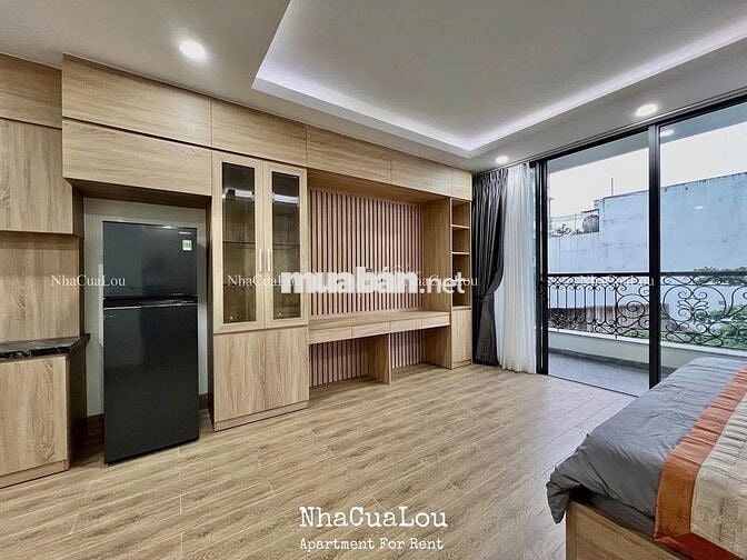 Cho thuê căn hộ studio ban công full nội thất Trần Đình Xu Quận 1