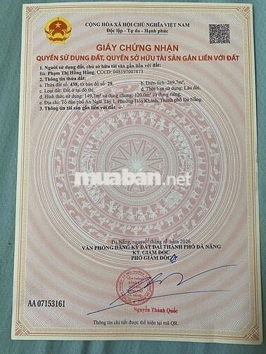Bán nhà gần UBND Hoà Sơn, vào ở ngay"