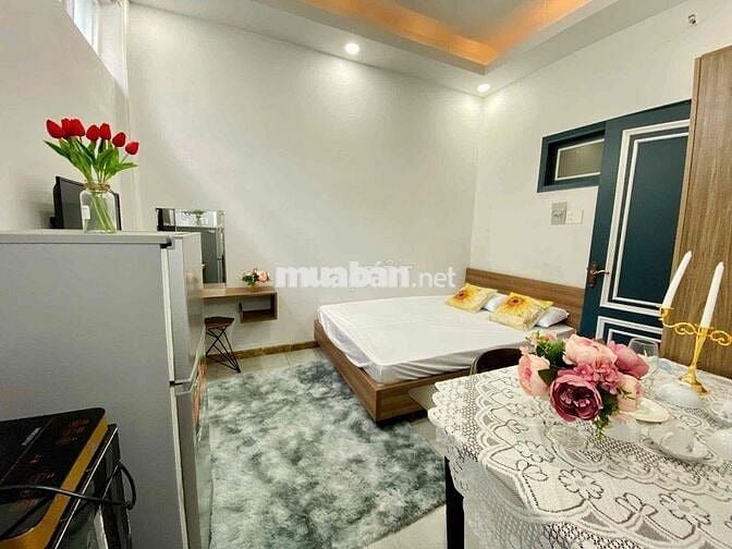 HỆ THỐNG PHÒNG STUDIO, 1PN BAN CÔNG CỬA SỔ FULL NỘI THẤT GẦN LOTTE