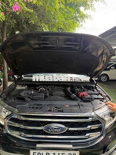 Ford Everest Titanium 1 cầu 2019 Đen 95.000 km