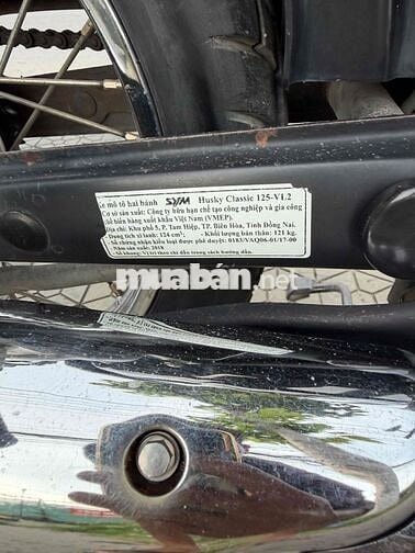 SYM Husky Classic 125 2018 Đen