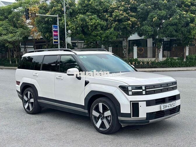 Hyundai Santafe 2.5Prestige 2025 Trắng Odo 7000Km