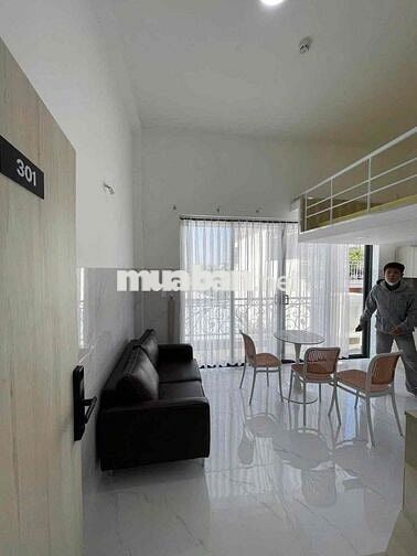 CHO THUÊ CĂN HỘ MINI SÁT ĐẠI HỌC VĂN LANG - BAN CÔNG THOÁNG MÁT