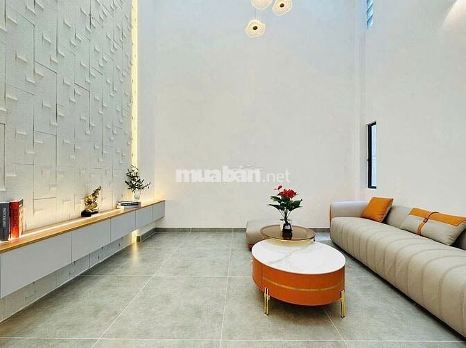 CHO THUÊ NHÀ GÒ VẤP, 4 PHÒNG NGỦ, CÓ SÂN THƯỢNG, NỘI THẤT ĐẦY ĐỦ 