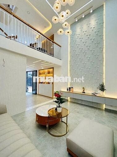 CHO THUÊ NHÀ GÒ VẤP, 4 PHÒNG NGỦ, CÓ SÂN THƯỢNG, NỘI THẤT ĐẦY ĐỦ 