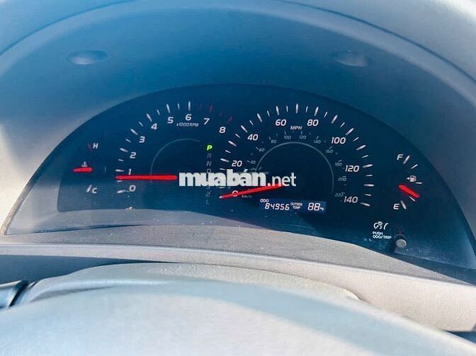 Toyota Camry 2008 Mỹ Đen 84.956 km