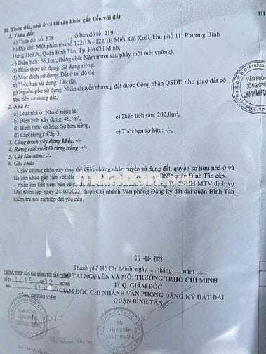 NHÀ ĐẸP 5 TẦNG — GẦN TKTQ HƯƠNG LỘ 2 MIẾU GÒ XOÀI DT: 56M2 • 4x14