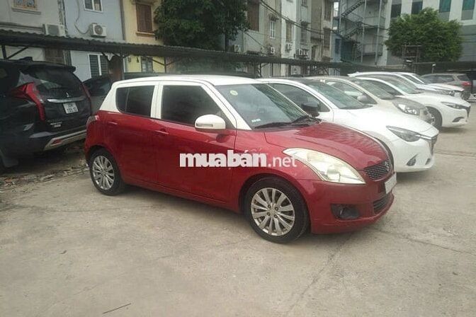Suzuki Swift 2014 Đỏ-Trắng 10 vạn km