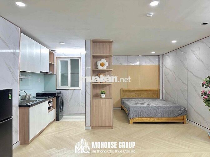 PHÒNG MỚI XÂY THANG MÁY BAN CÔNG STUDIO FULL NT RỘNG 50M2 KẾ AEON HUIT
