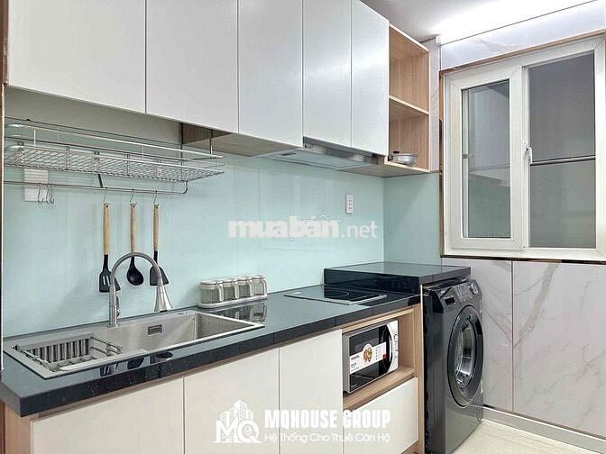 PHÒNG MỚI XÂY THANG MÁY BAN CÔNG STUDIO FULL NT RỘNG 50M2 KẾ AEON HUIT