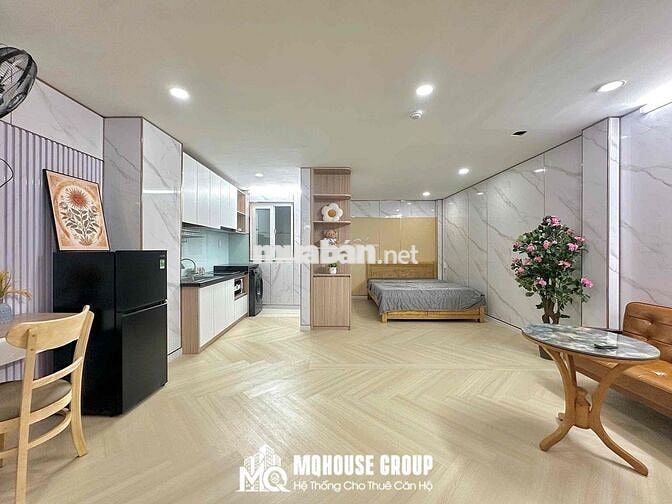 PHÒNG MỚI XÂY THANG MÁY BAN CÔNG STUDIO FULL NT RỘNG 50M2 KẾ AEON HUIT