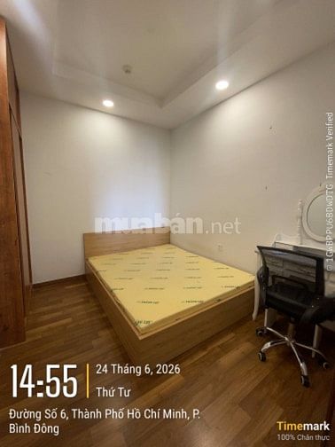 CHÍNH CHỦ CHO THUÊ CĂN HỘ Q8, full nội thất ở liền 75m2 2PN view đẹp