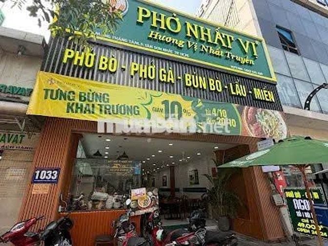 CHO THUÊ MẶT BẰNG NGANG 8M GIÁ THUÊ CHỈ 55TR ĐƯỜNG CÁCH MẠNG THÁNG 8