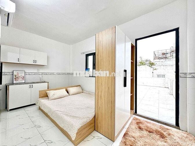 🏡 STUDIO CỬA SỔ TRỜI – SỞ HỮU NGUYÊN SÂN THƯỢNG RIÊNG (sẽ làm mái che)