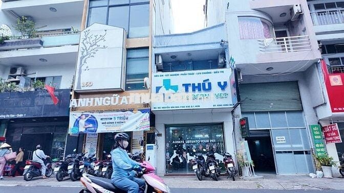 Cho thuê nhà MT 16C Nguyễn Văn Giai- Đinh Tiên Hoàng Q.1- 33TR/THÁNG.