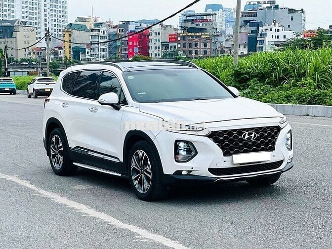 Hyundai Santafe 2019 Full Dầu Premium Trắng