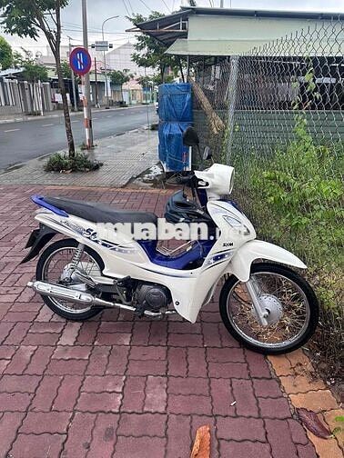 SYM Engenla 50 Trắng, Xanh Xe số