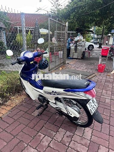 SYM Engenla 50 Trắng, Xanh Xe số