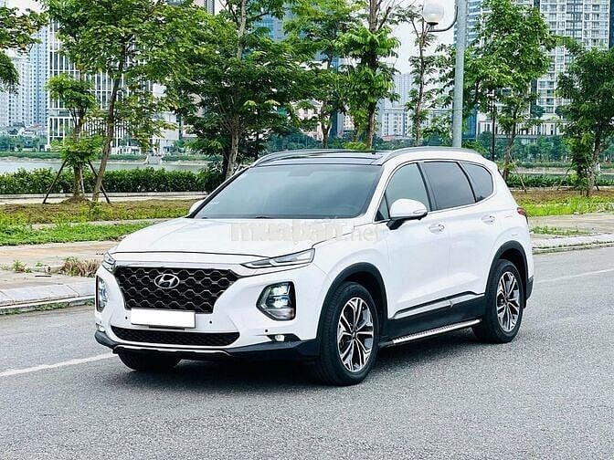 Hyundai Santafe 2019 Full Dầu Premium Trắng