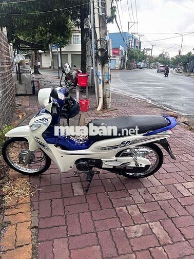 SYM Engenla 50 Trắng, Xanh Xe số