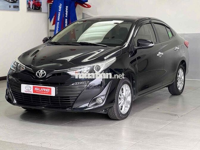 Toyota Vios 1.5G 2019 Đen 64.000 Km
