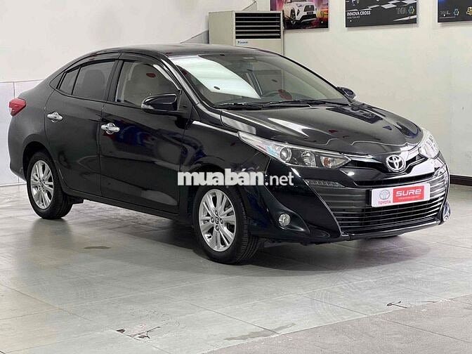 Toyota Vios 1.5G 2019 Đen 64.000 Km