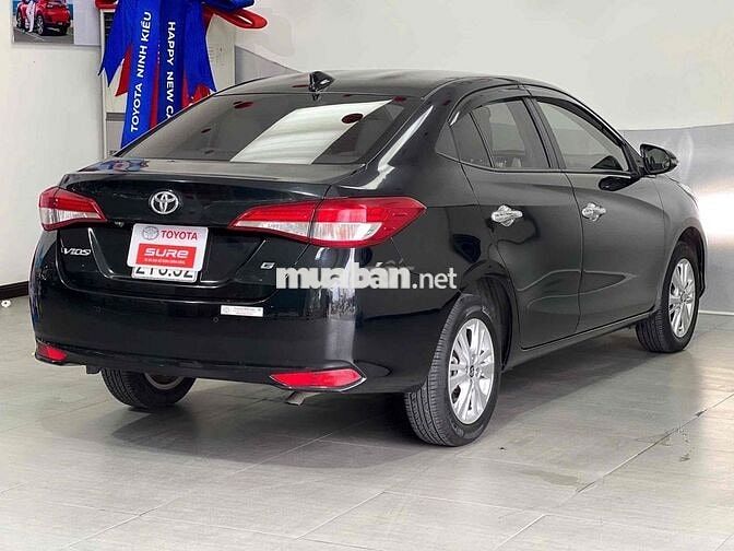 Toyota Vios 1.5G 2019 Đen 64.000 Km