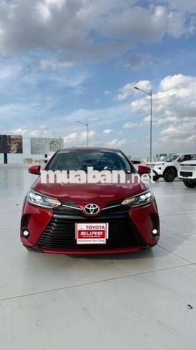 Toyota Vios 2021 1.5G CVT Đỏ 40.000km