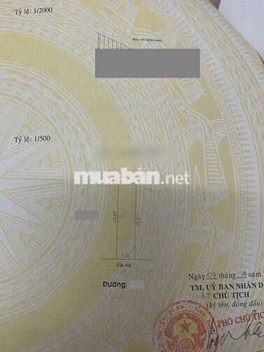 Đất kdc Sóng Thần gần VinCom550,phường Dĩ An Tp Dĩ An