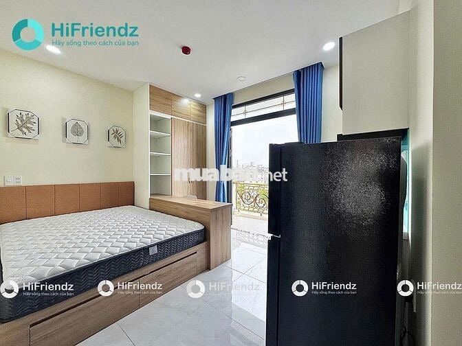 PHÒNG STUDIO BAN CÔNG THANG MÁY NHẬN XE ĐIỆN+PET ĐẦY ĐỦ NỘI THẤT