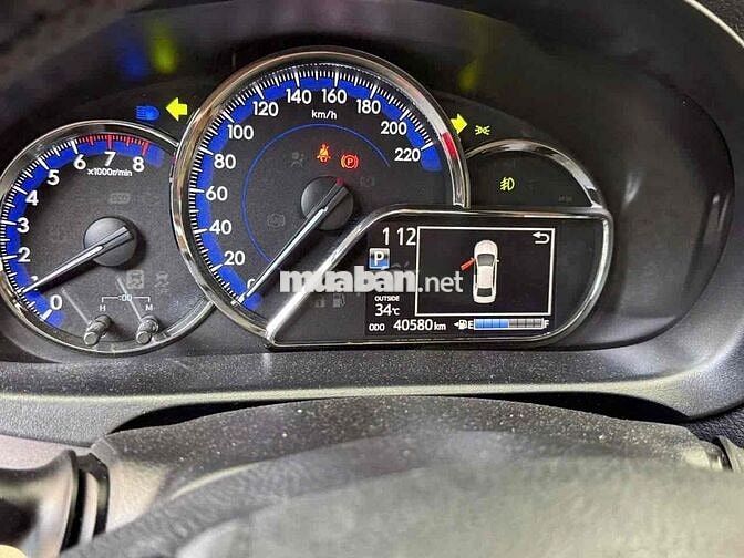 Toyota Vios 2021 1.5G CVT Đỏ 40.000km
