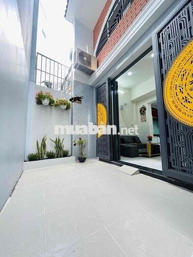 🏡PHAN VĂN TRỊ,P11,BÌNH THẠNH HẼM XE HƠI 4PHÒNG Sân xe,full nội thất