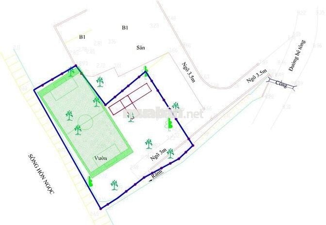 Bán Đất 900m2 có sẵn 300m2 thổ cư giá 2.5 tỷ tại Xã Việt Khê Hải Phòng