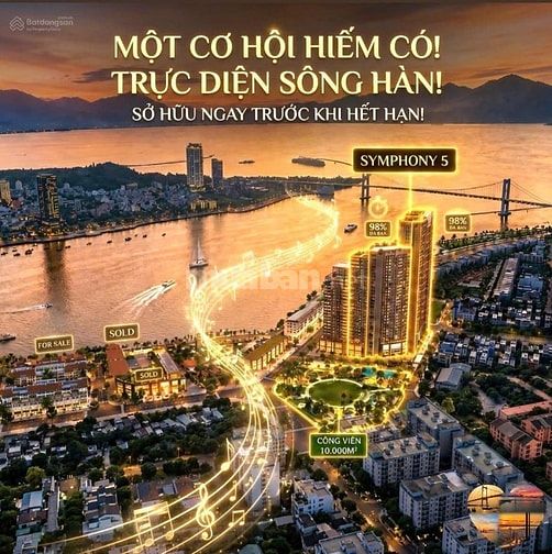 🔥 HOT STUDIO VIEW SÔNG HÀN – PHÁO HOA DIFF TẠI SYMPHONY 5 🔥
