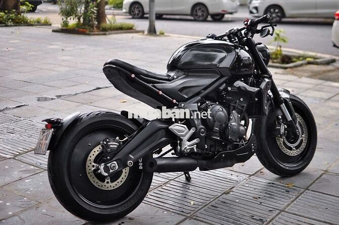 Triumph Trident 660 2022 Đen 8000 km