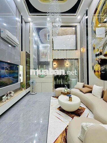 cho thuê nhà thang máy phan huy ích (4x16) lửng , 4 lầu , 5pn , 7wc