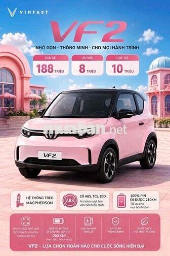 Vinfast VF2 4 chỗ có 8 màu hot để lựa chọn