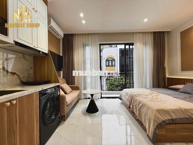 CHO THUÊ STUDIO BAN CÔNG CAO CẤP – FULL NỘI THẤT - NGAY KHU BÀU CÁT