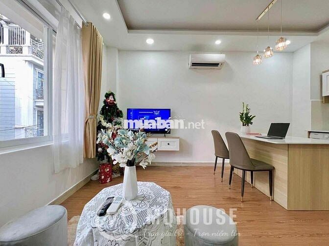 CHO THUÊ CĂN HỘ 1PN FULL NT NGAY SÂN BAY, CÔNG VIÊN HOÀNG VĂN THỤ